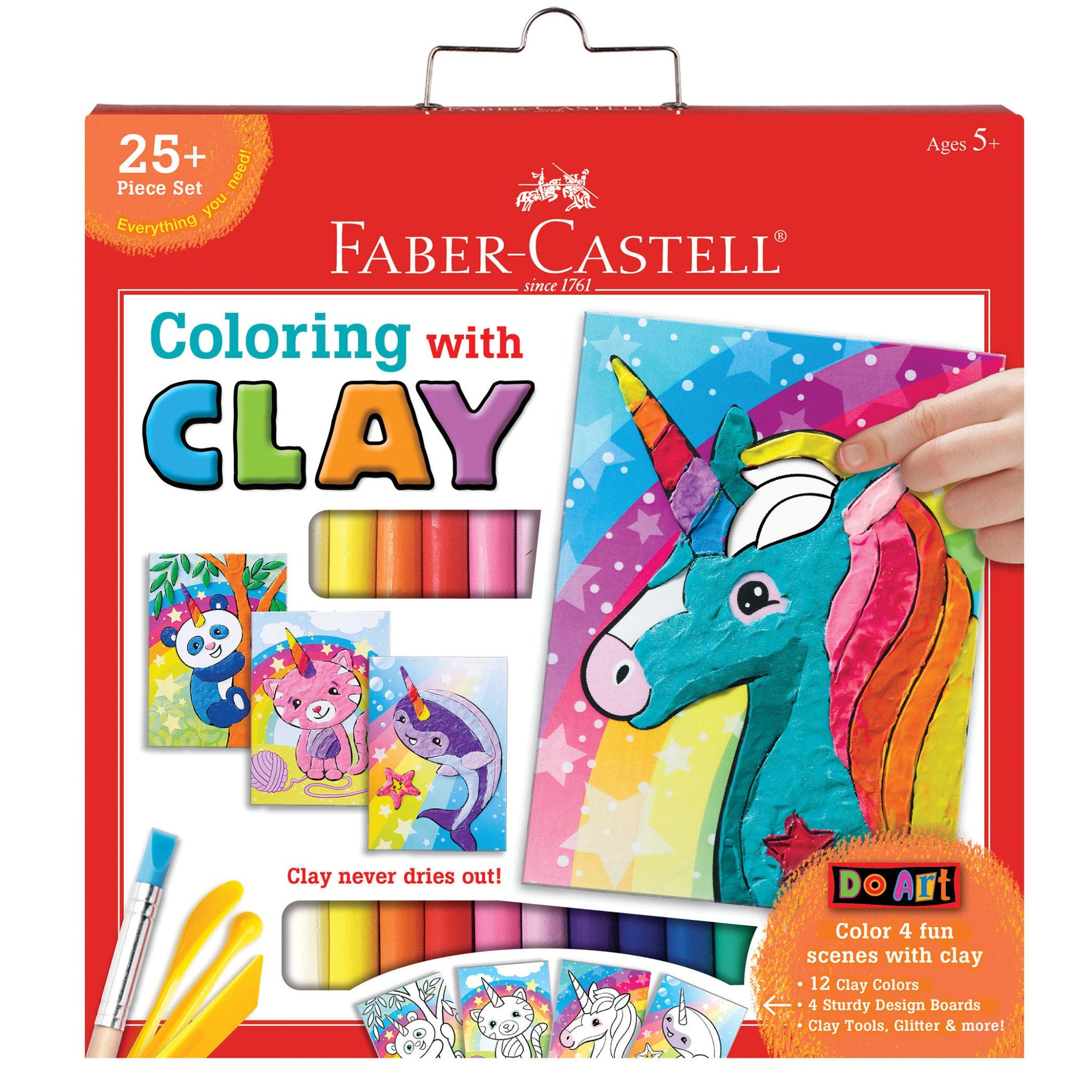 Coloring With Clay - Unicorn    