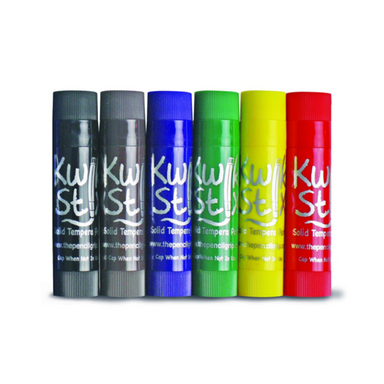 Kwik Stix Solid Tempera Paint - 6 Classic Colors    