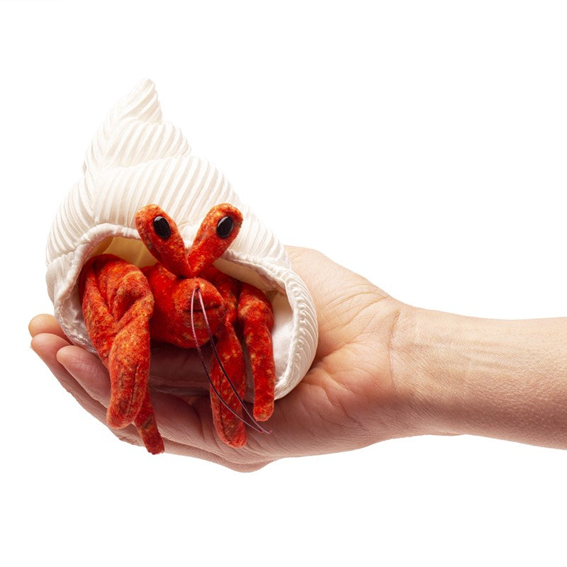 Folkmanis Finger Puppet - Mini Hermit Crab    