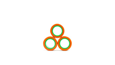 Fingears - Medium - Orange & Green    