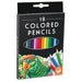 18 Colored Pencils    