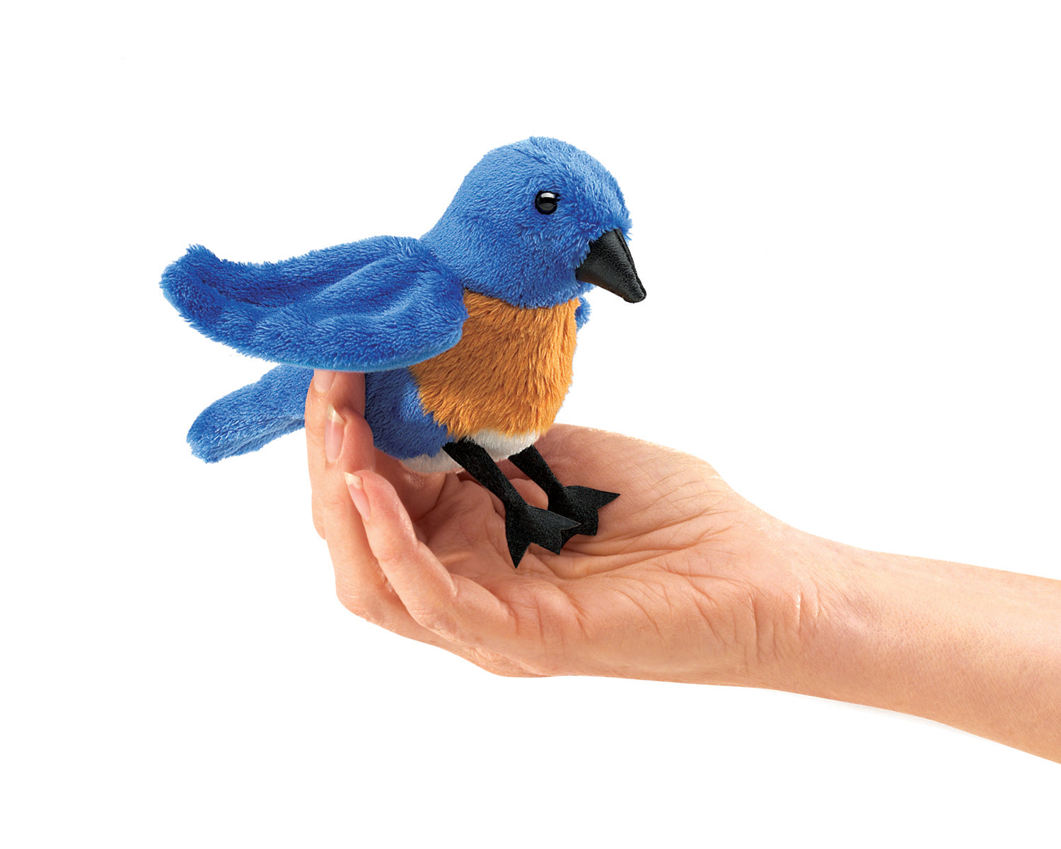Folkmanis Finger Puppet - Mini Blue Bird    