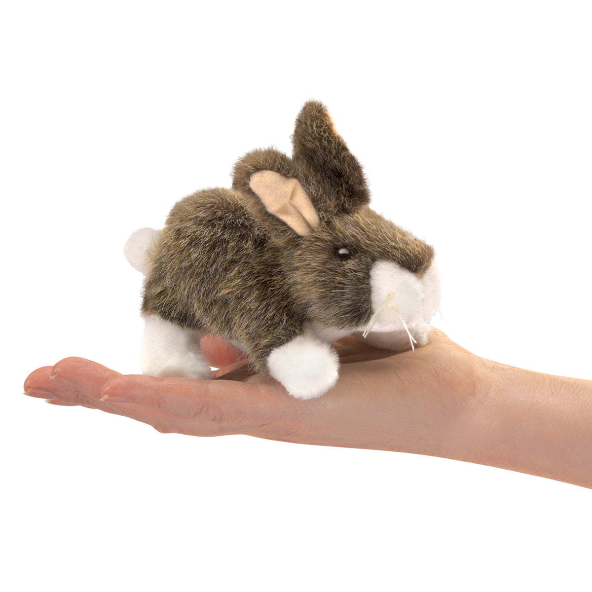 Folkmanis Finger Puppet - Mini Cottontail Rabbit    