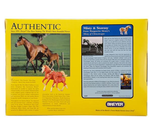 Breyer Traditional Series - Misty of Chincoteague Horse, Foal and Book Set    