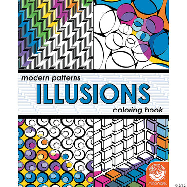 Modern Patterns - Illusions Coloring Book    