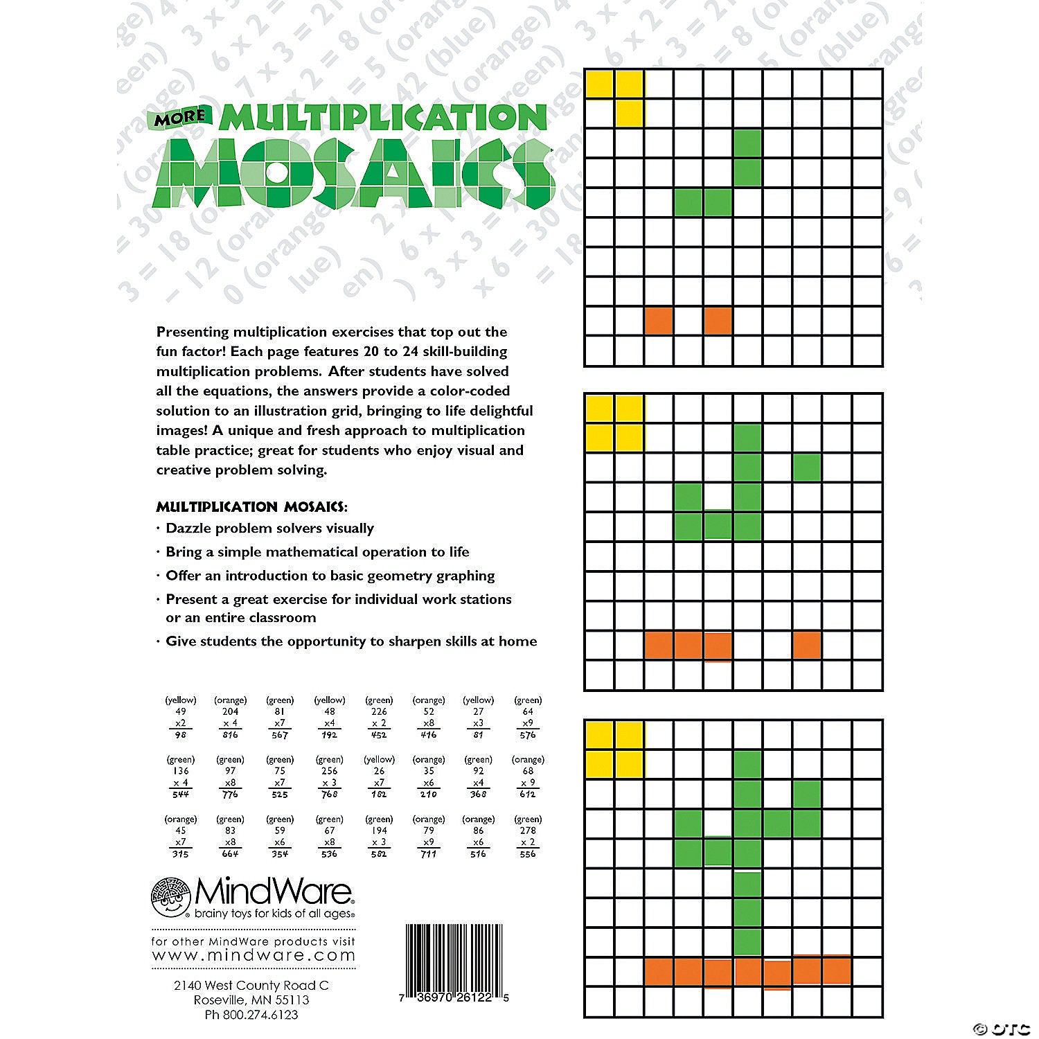 More Multiplication Mosaics    