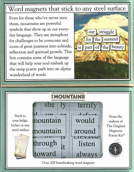 Magnetic Poetry - The Mountains    