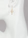 Holly Yashi Petite Sparkle Leaf Print Earrings - Ocean    