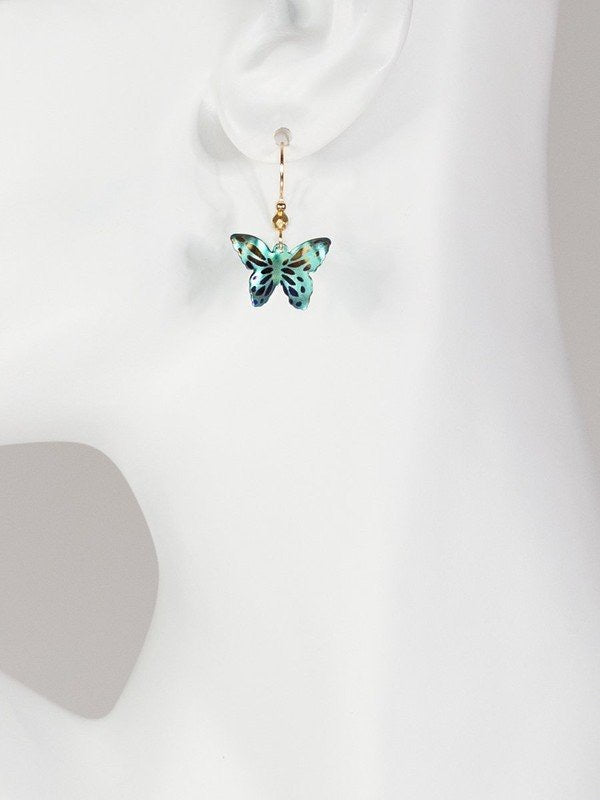 Holly Yashi Butterfly Earrings - Rainbow    