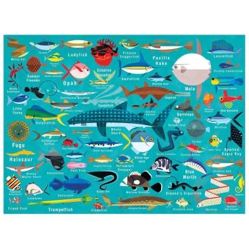 Ocean Life 1000 Piece Puzzle    