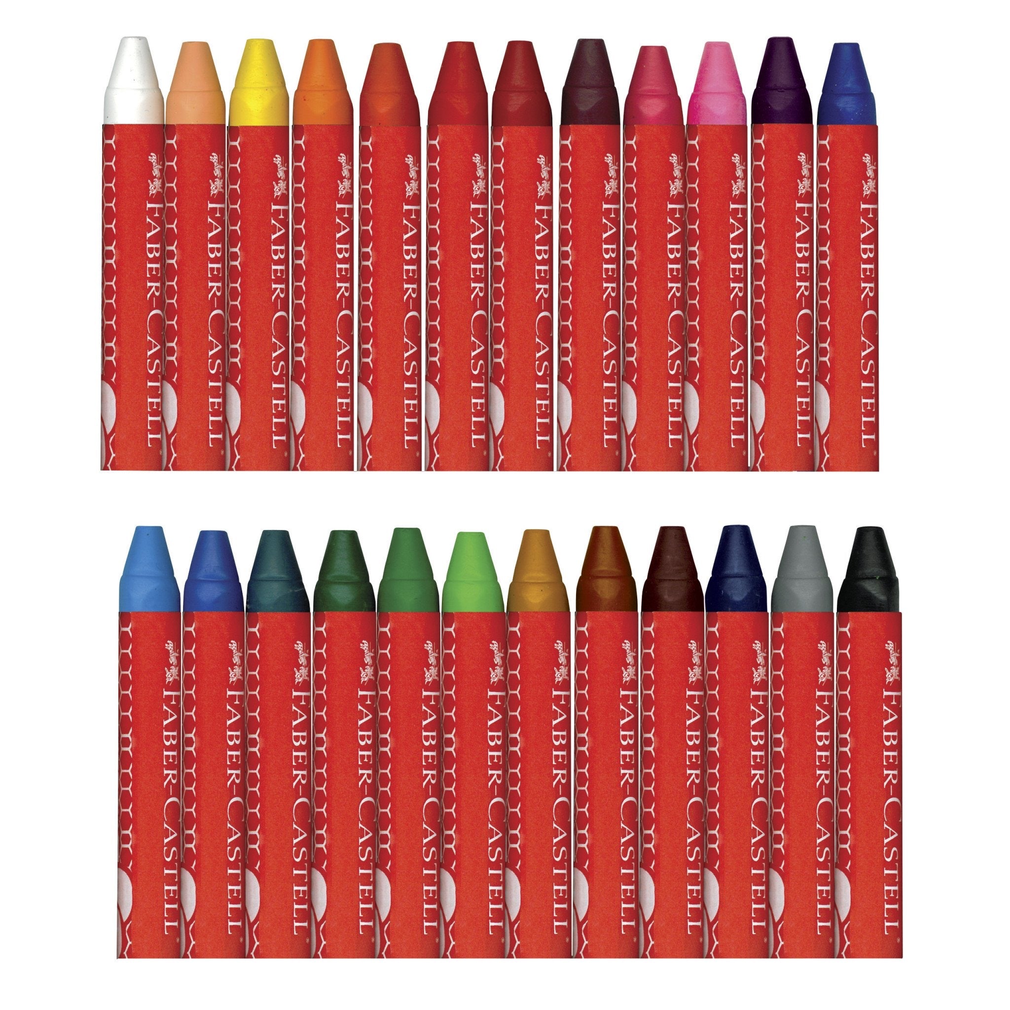 24 Brilliant Beeswax Crayons    
