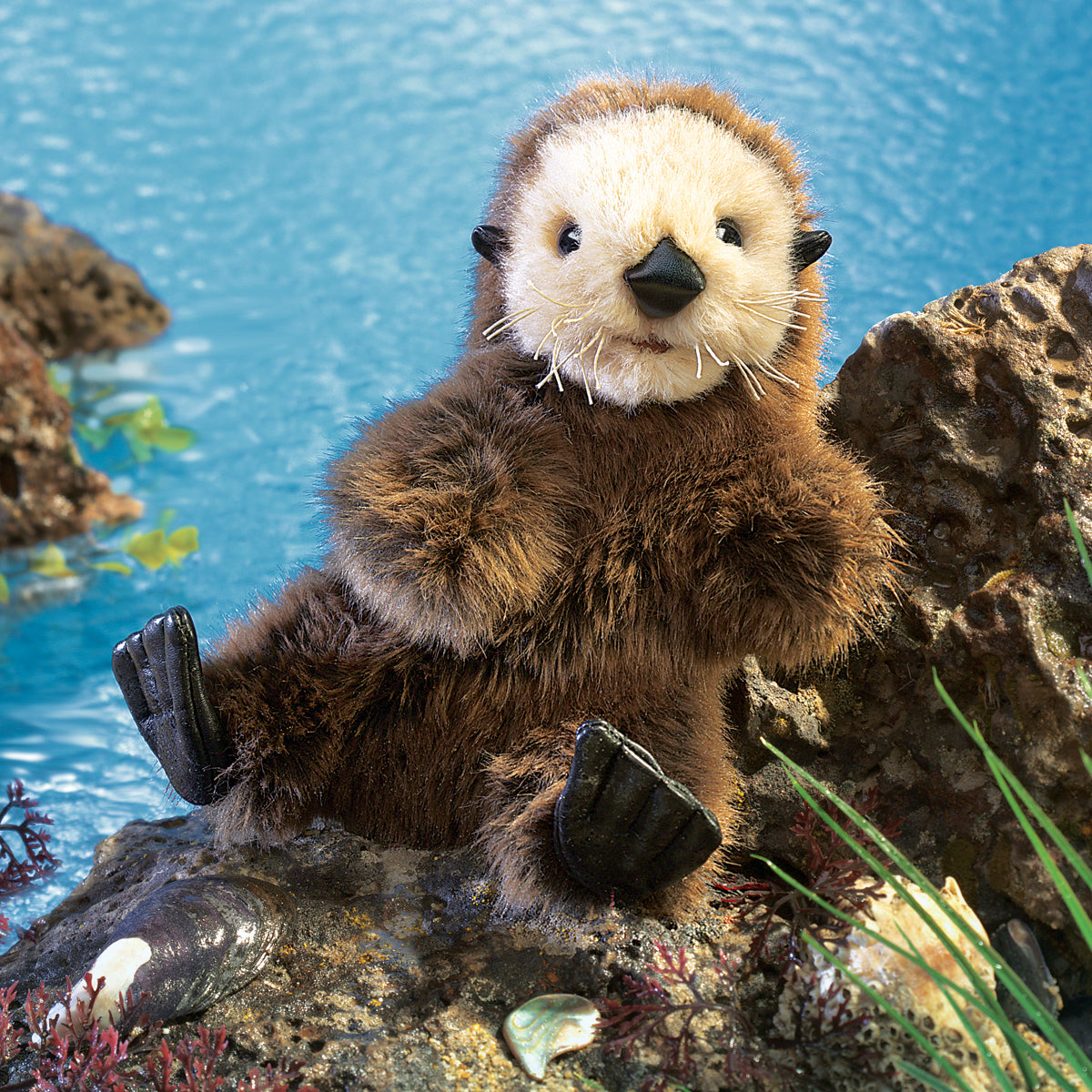 Folkmanis Puppet - Baby Sea Otter    