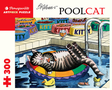 Pool Cat - B. Kliban 300 Piece Puzzle    