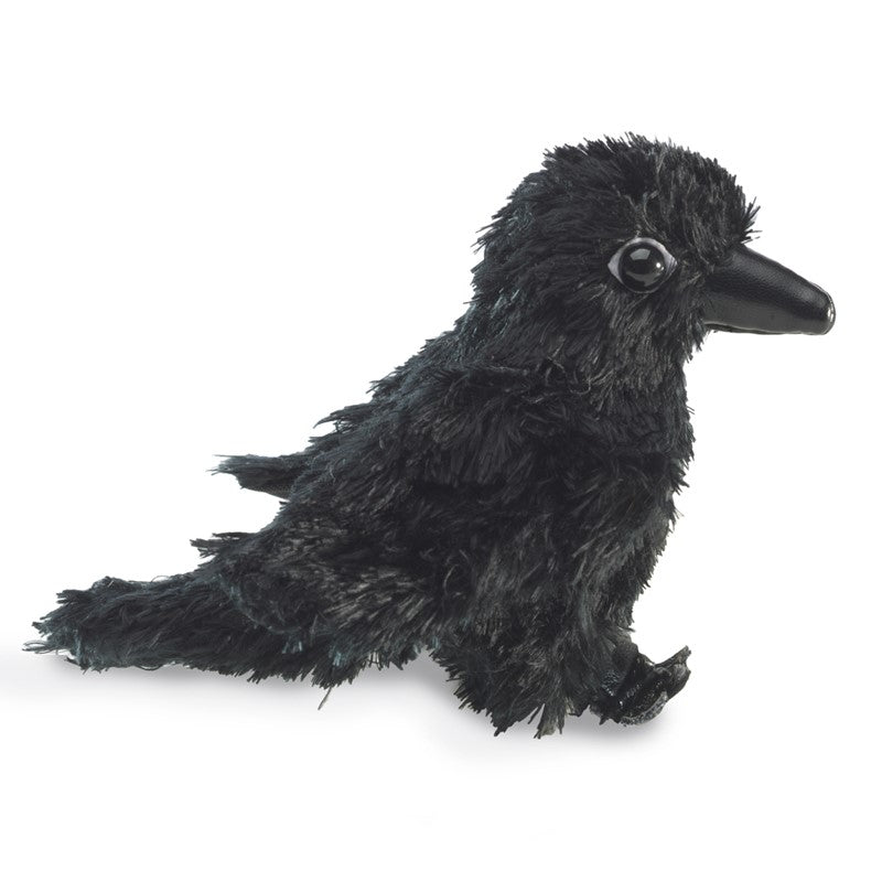 Folkmanis Finger Puppet - Mini Raven    