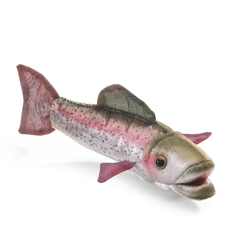 Folkmanis Finger Puppet - Mini Rainbow Trout    