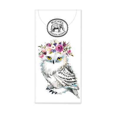 Garden Party Owl - Pocket Tissues    