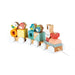 Pull Along Wooden Stacking Train    