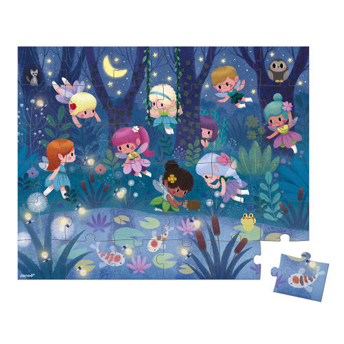 Fairies and Waterlilies 36 Piece Puzzle    