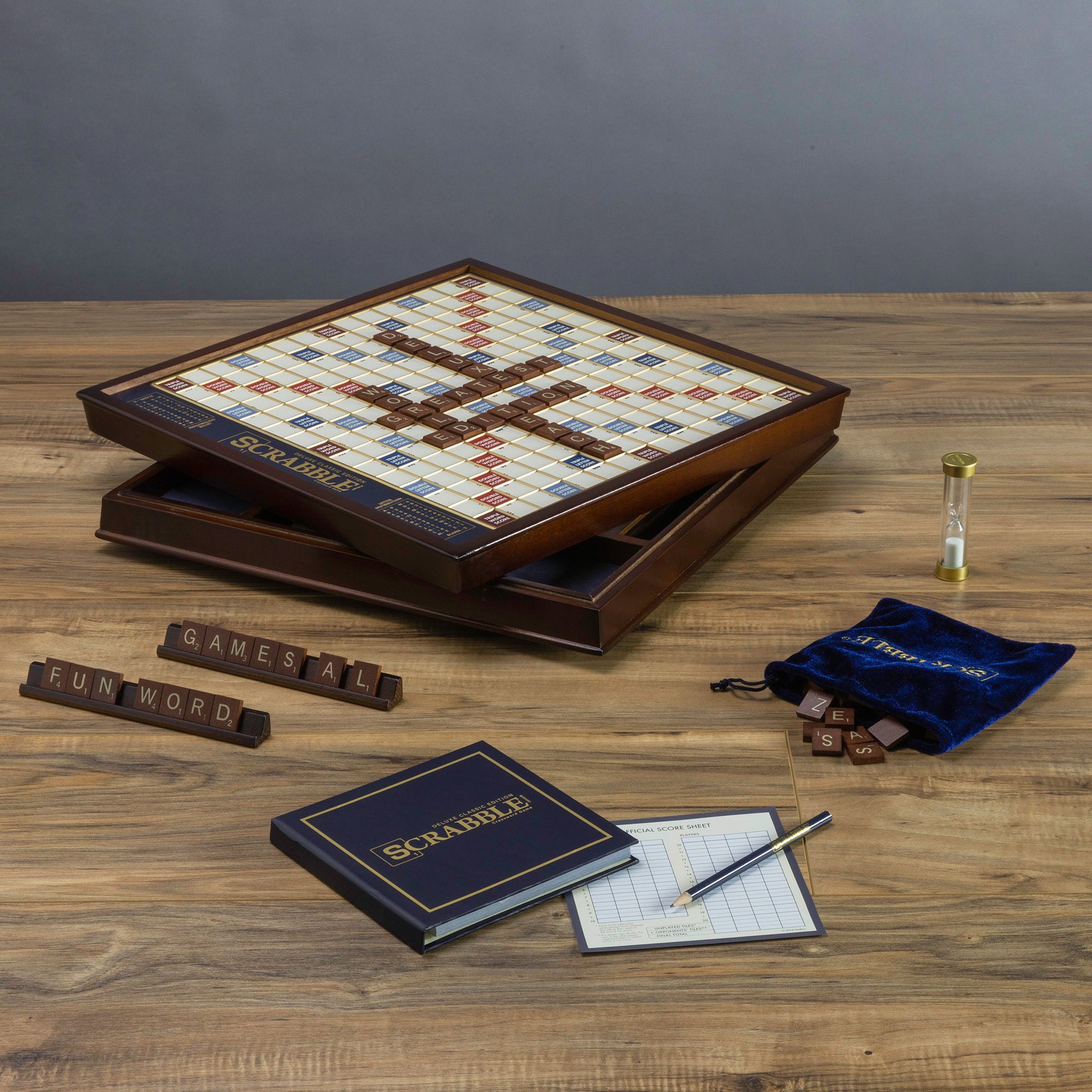 Deluxe Edition Wooden Scrabble    
