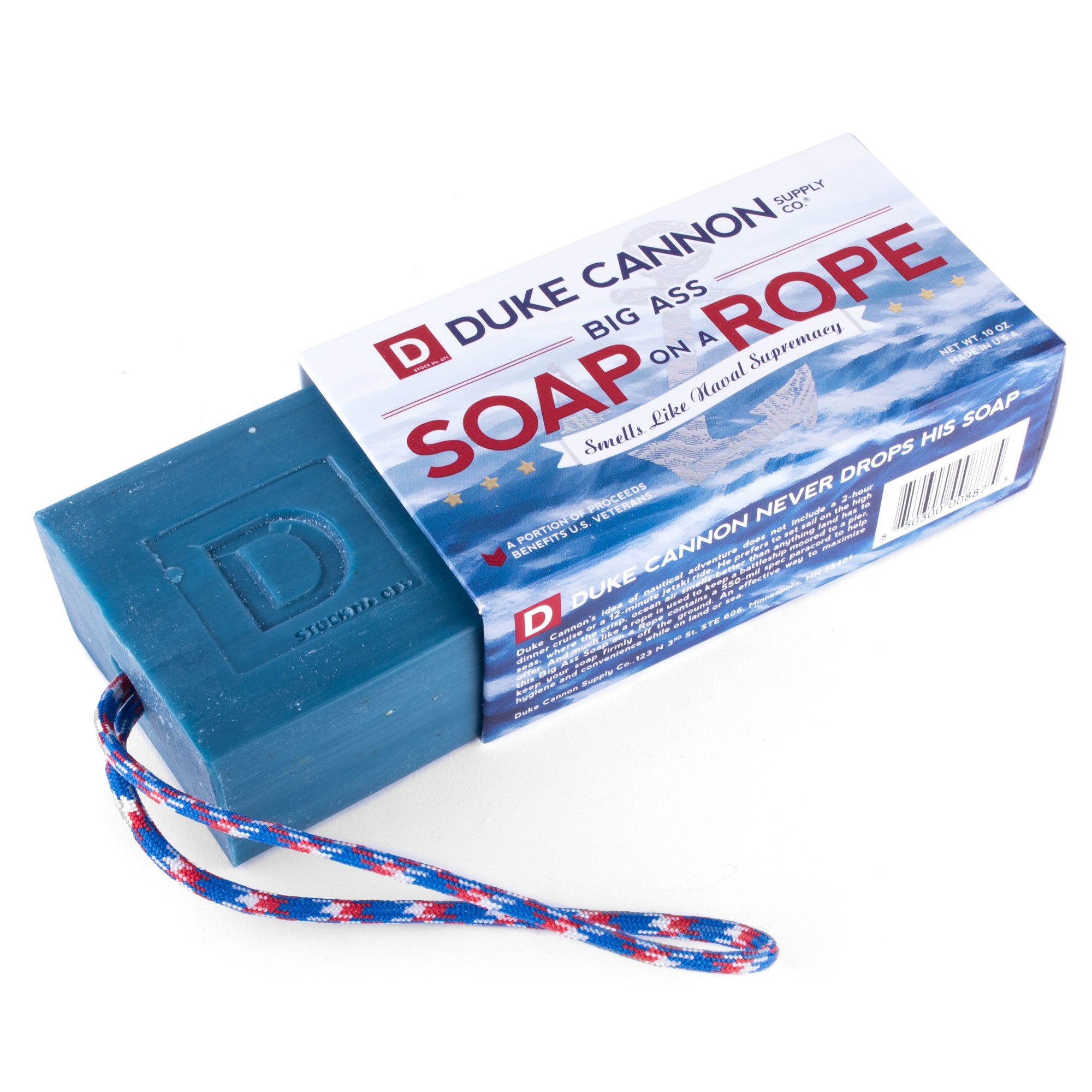 Duke Cannon Big Ass Soap on a Rope - Naval Supremacy    
