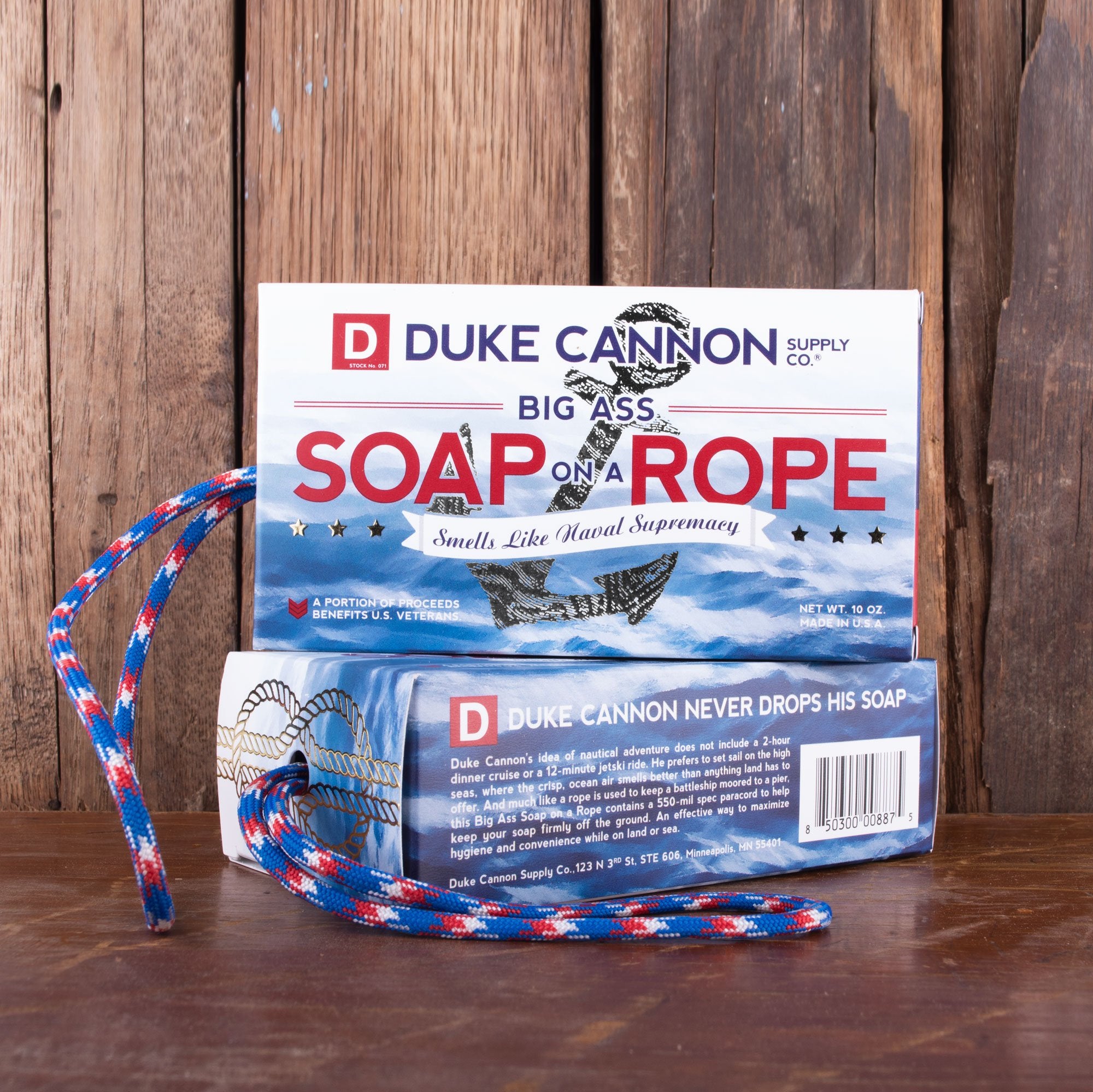 Duke Cannon Big Ass Soap on a Rope - Naval Supremacy    
