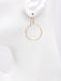 Holly Yashi Phoebe Pearl Hoop Earrings - White/Silver    