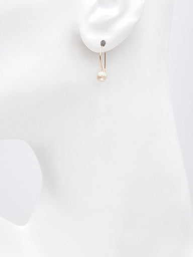 Holly Yashi Julianna Pearl Drop Earrings - White/Silver    
