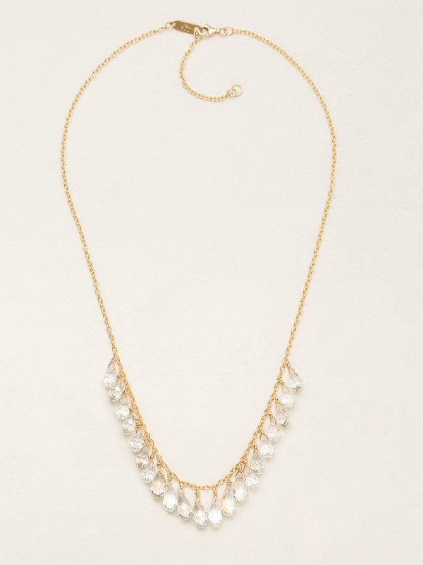 Holly Yashi Lorelei Wedding Necklace - Clear    