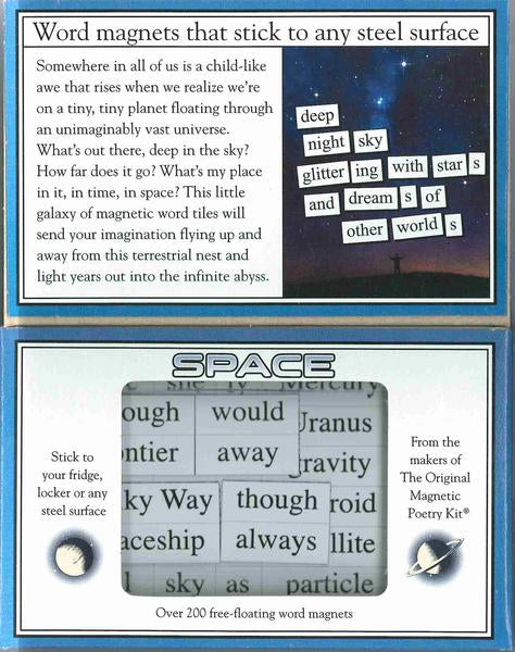 Magnetic Poetry - Space    