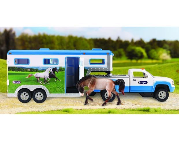 Breyer Stablemate Truck and Gooseneck Horse Trailer    