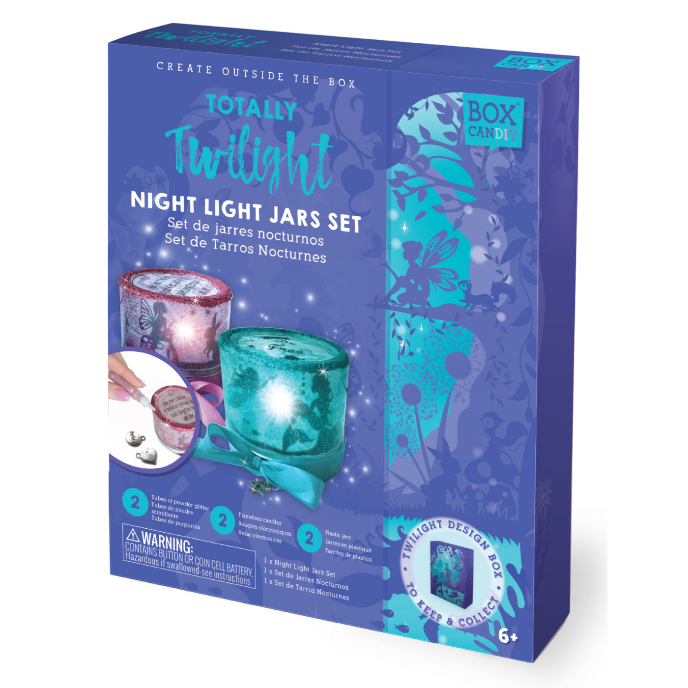 Totally Twilight Fairy Night Light Jars Set    