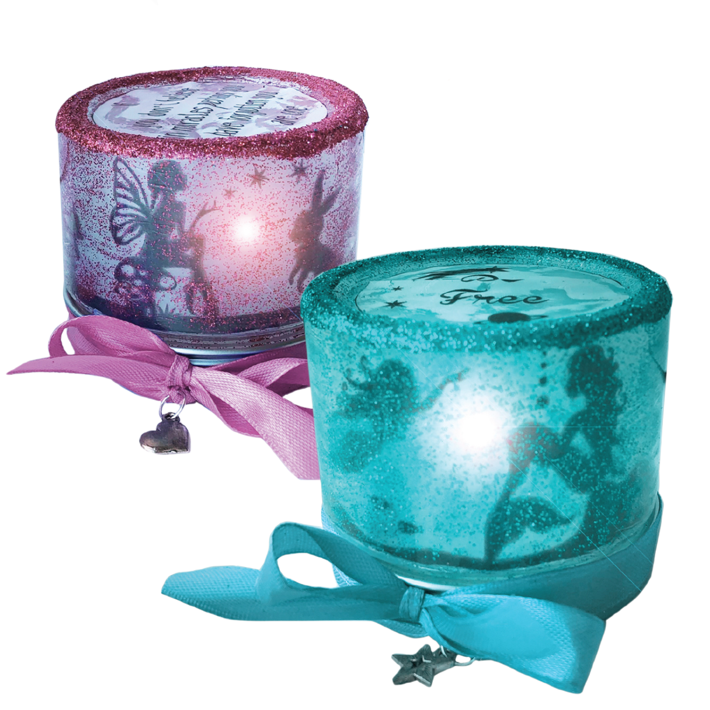 Totally Twilight Fairy Night Light Jars Set    
