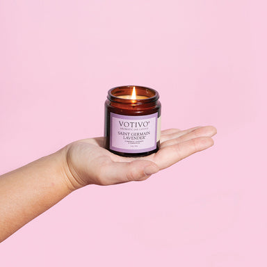 Votivo 2.8oz Aromatic Jar Candle - Saint Germain Lavender    