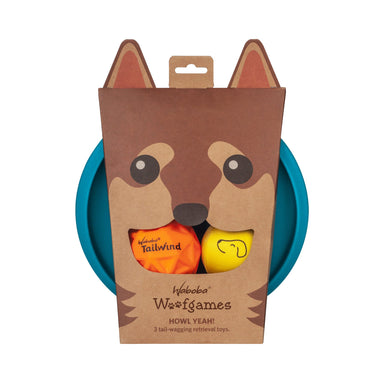 Waboba Woofgames -  3 Retrieval Toys    