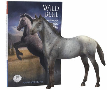 Wild Blue Book and Horse Set - Breyer Horses Freedom Series    