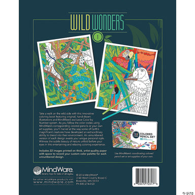 Wild Wonders 1 - Color By Number    