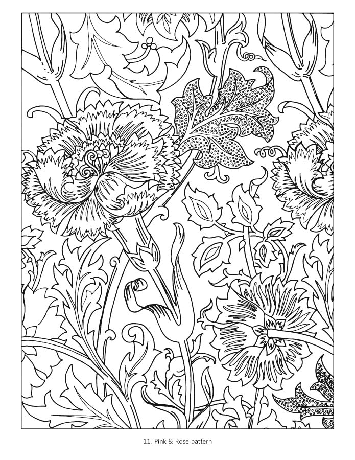 William Morris Coloring Book    