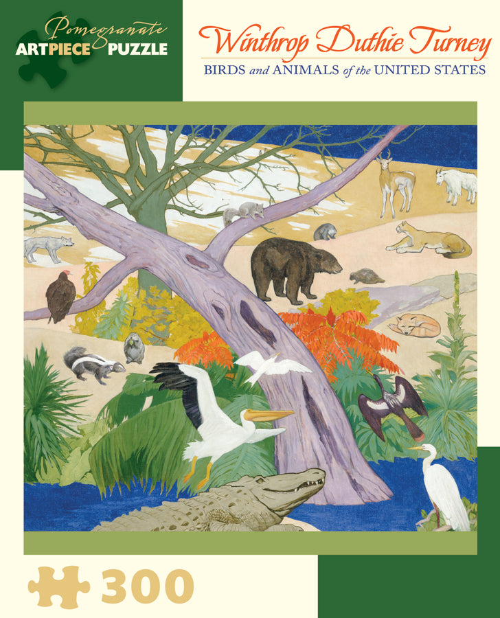 Birds And Animals of The United States - 300 Piece Puzzle    