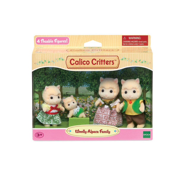 Calico Critter - Wooly Alpaca Family    