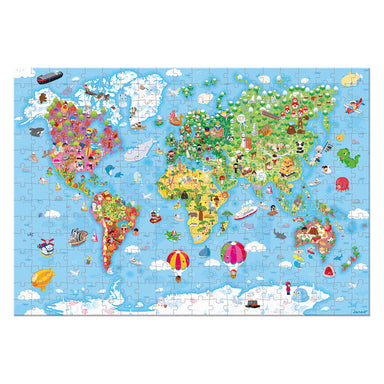 World Map 300 Piece Puzzle    