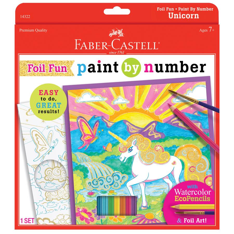 Foil Fun Paint By Number - Unicorn    