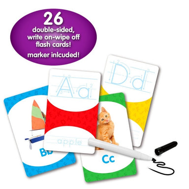 Write & Erase Letters Flash Cards    