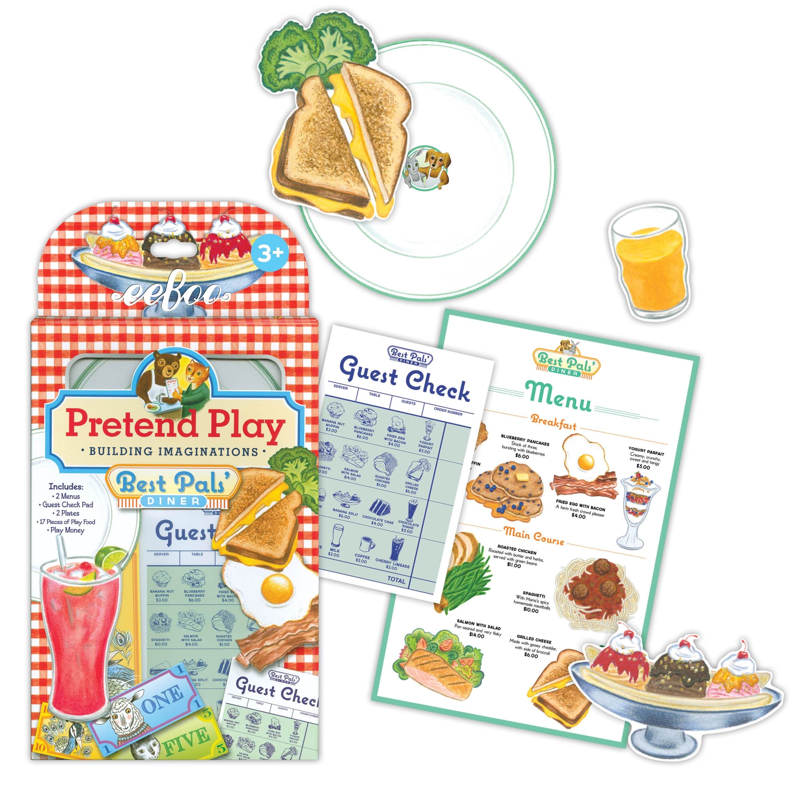 Diner - Pretend Play Props for Make Believe    