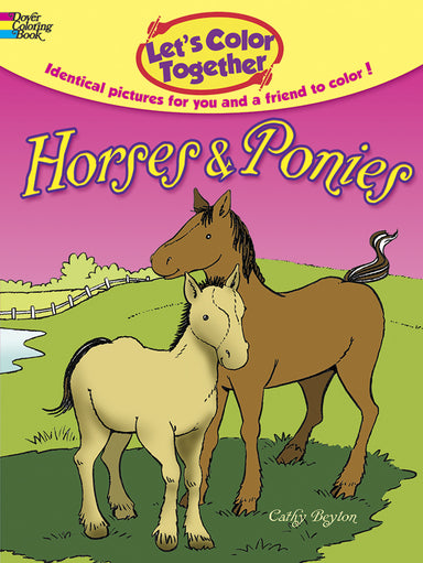 Let's Color Together Coloring Book - Horses & Ponies    