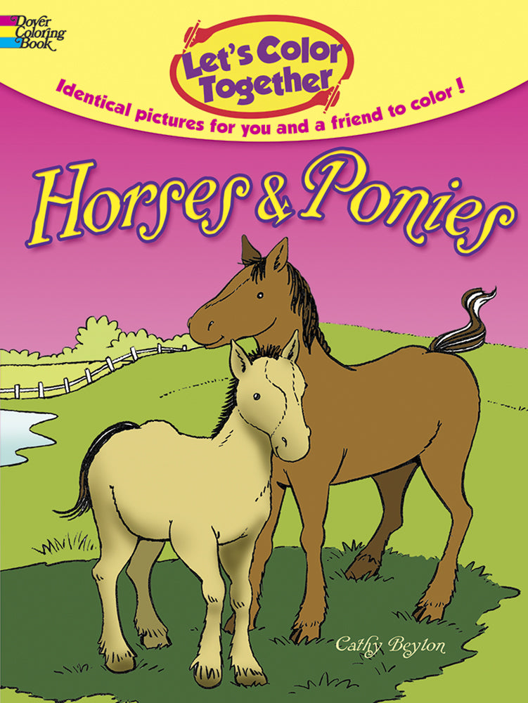 Let's Color Together Coloring Book - Horses & Ponies    