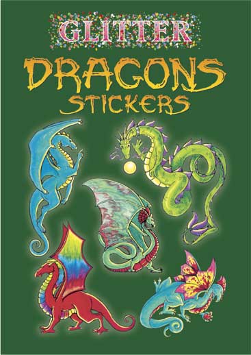 Glitter Dragons Stickers - Little Activity Book    