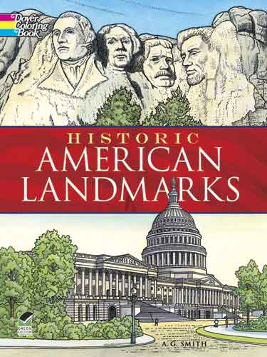 Historic American Landmarks - Coloring Books    
