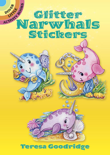 Glitter Narwhals Stickers - Little Activity Book    