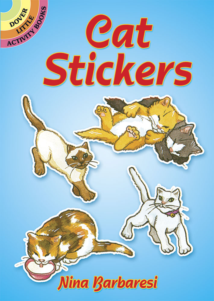 Cat Stickers - Little Activity Books    