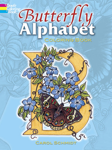 Butterfly Alphabet - Coloring Book    